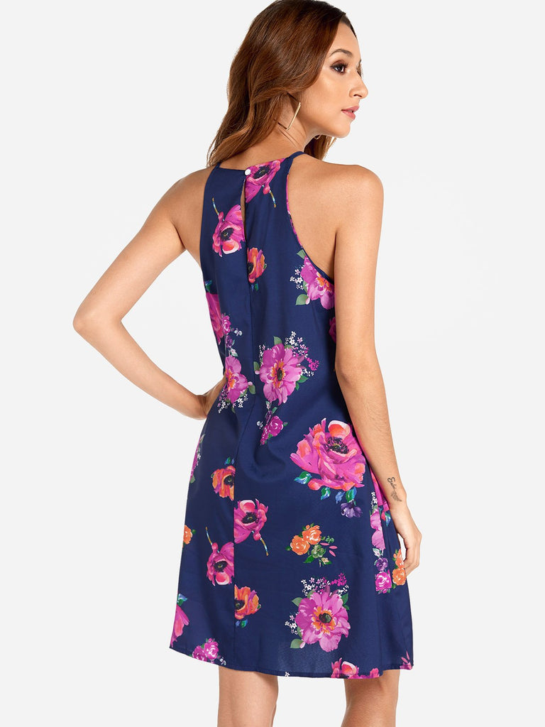 Womens Multi Floral Dresses