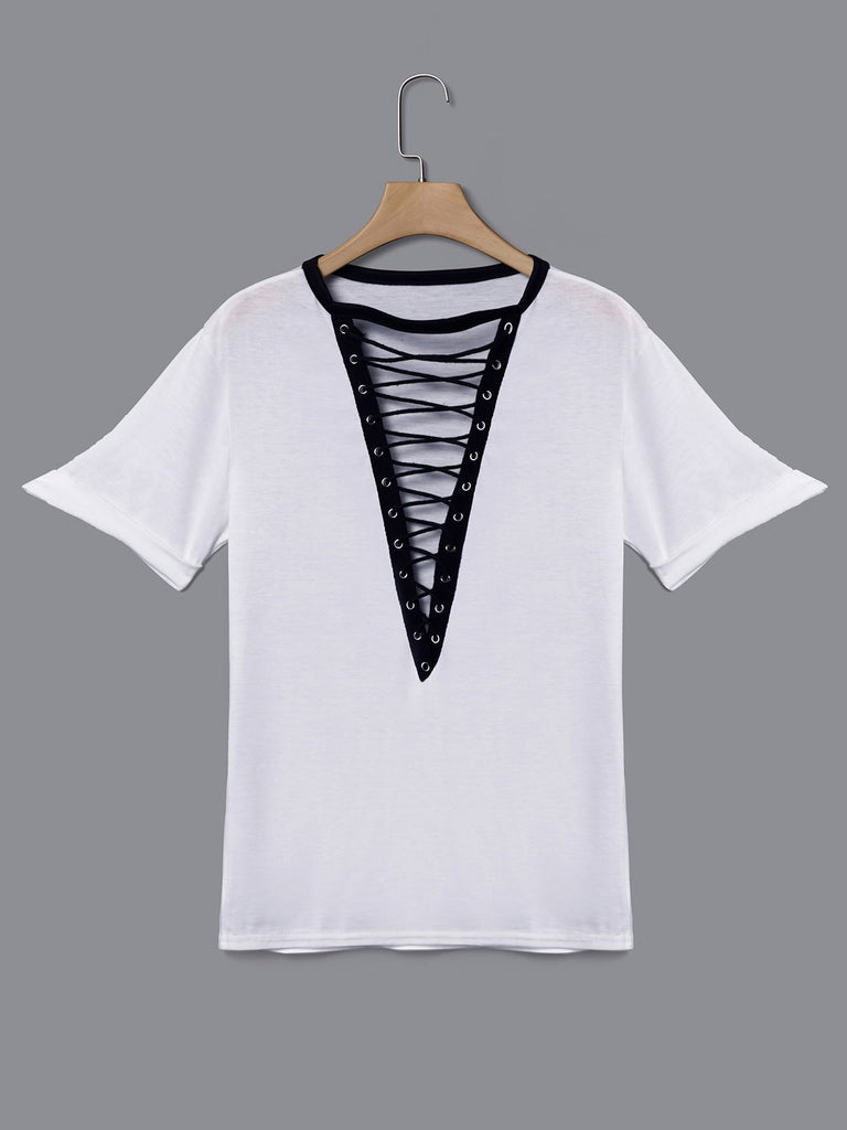 Ladies White T-Shirts