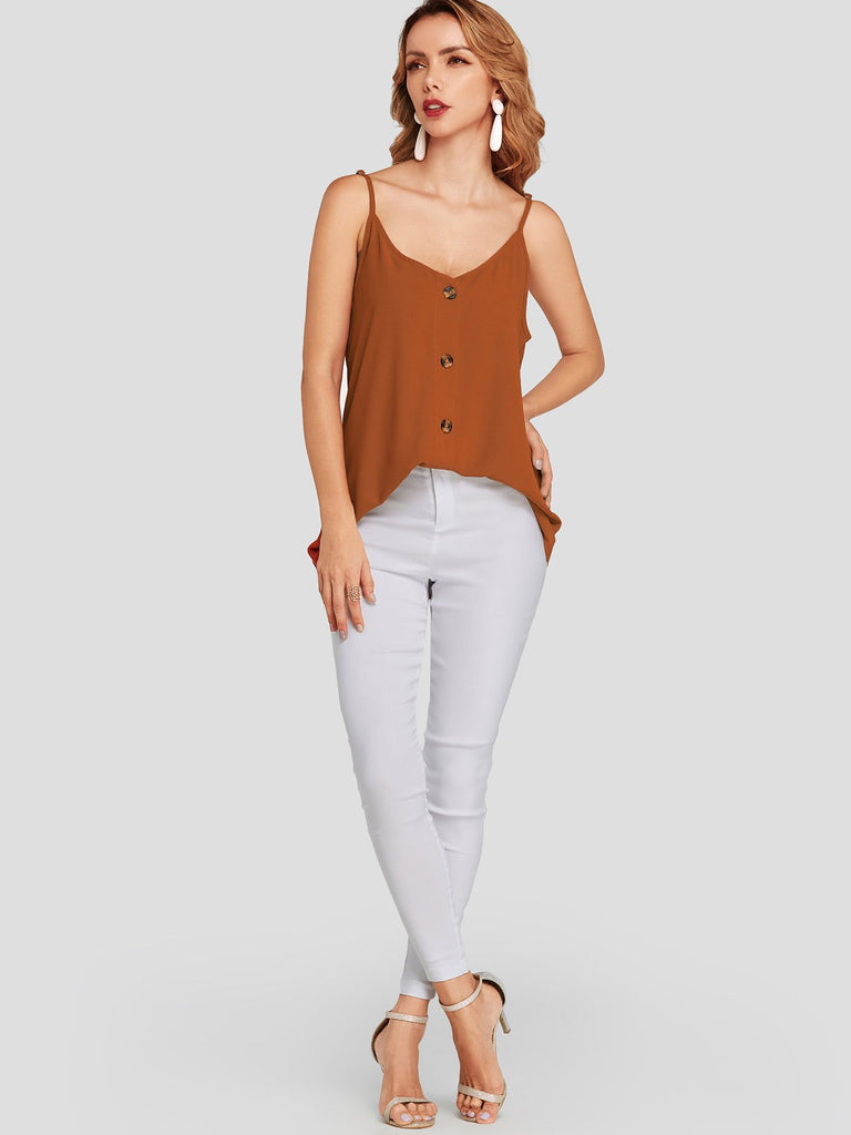 Womens Orange Camis