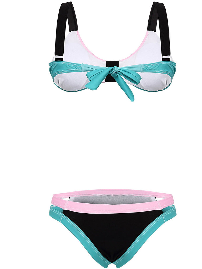 Ladies Deep V Neck Bikini Suits