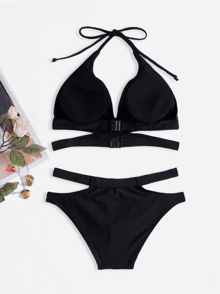 Womens Black Bikinis