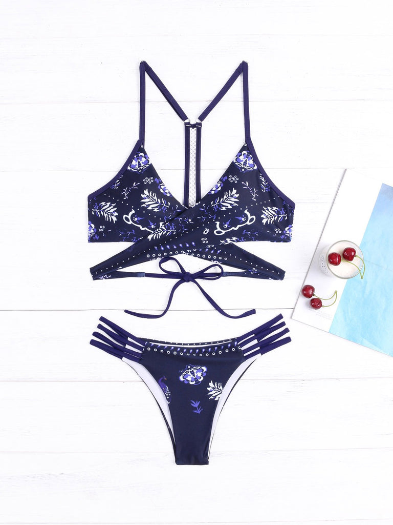 Ladies Blue Bikinis
