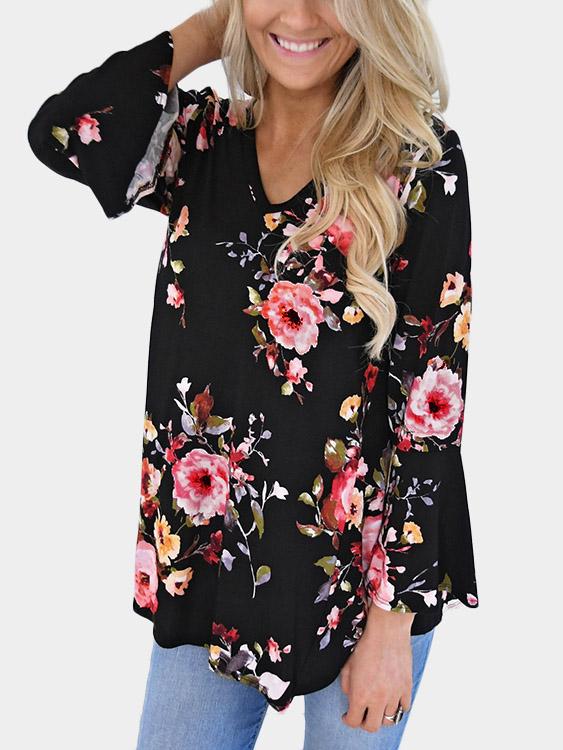 Womens Black Blouses