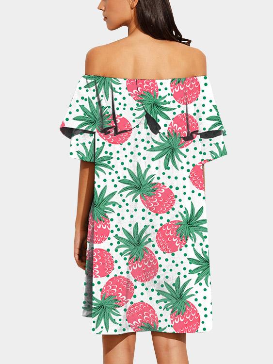 Womens Multi Off The Shoulder Dresses