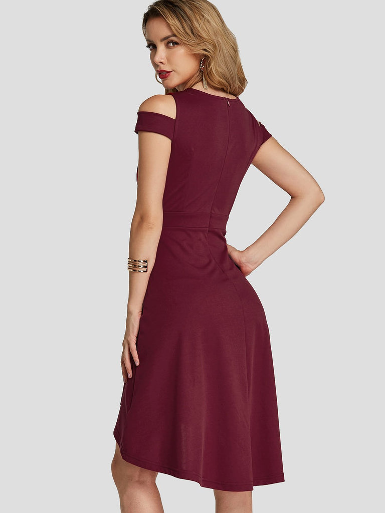 Ladies Short Sleeve Sexy Dress