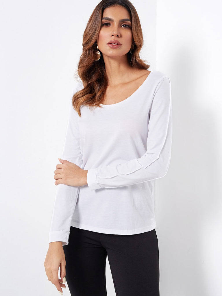 Ladies White T-Shirts