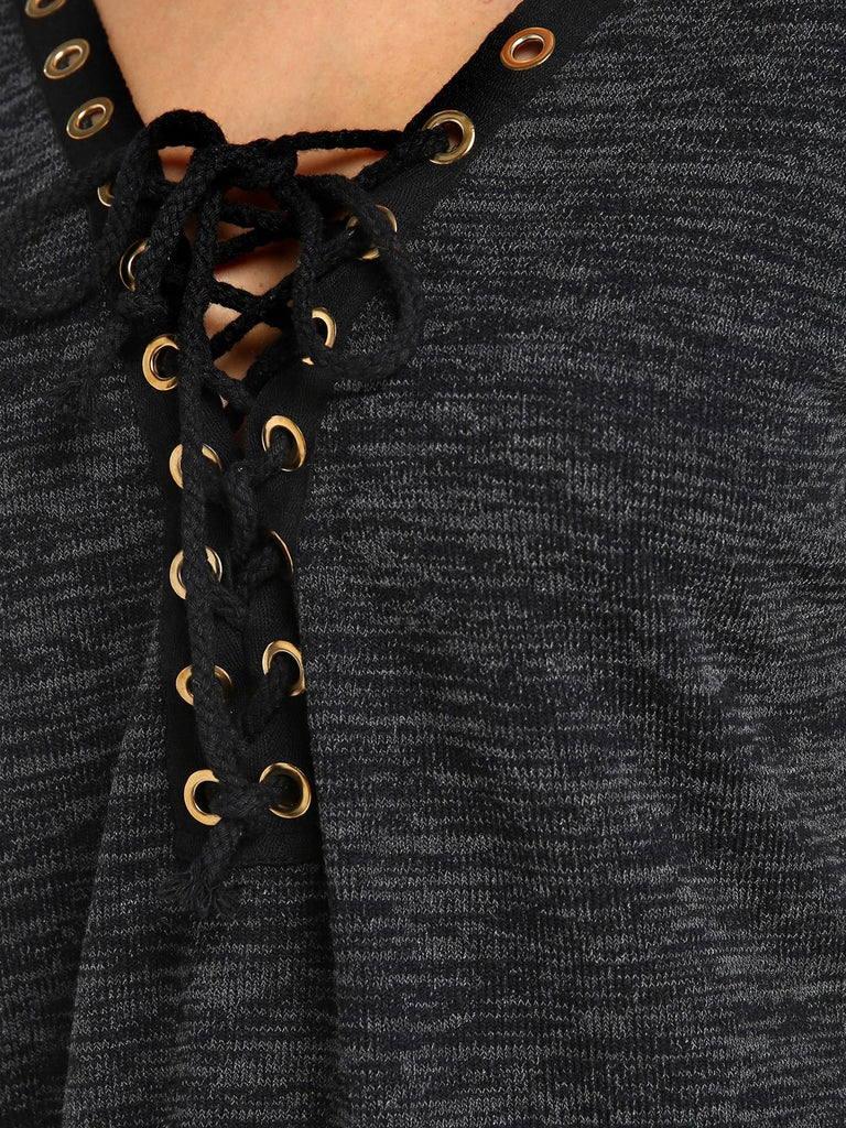 Womens Black Tunic Blouses