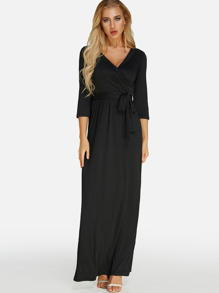 Womens Black Maxi Dresses