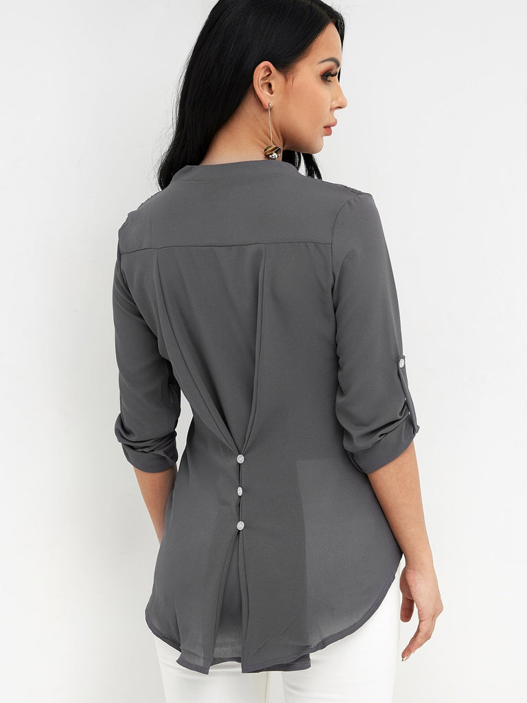 Womens Grey Blouses