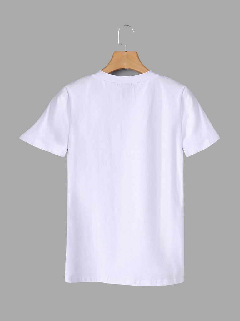 Womens White T-Shirts