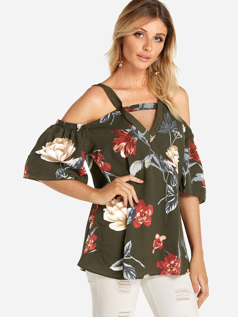Ladies Half Sleeve Blouses