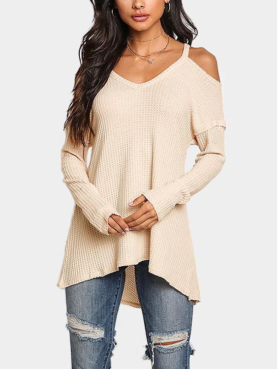 Womens Beige T-Shirts