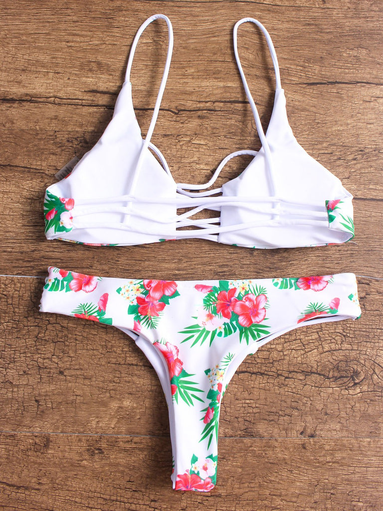 Womens White Bikinis