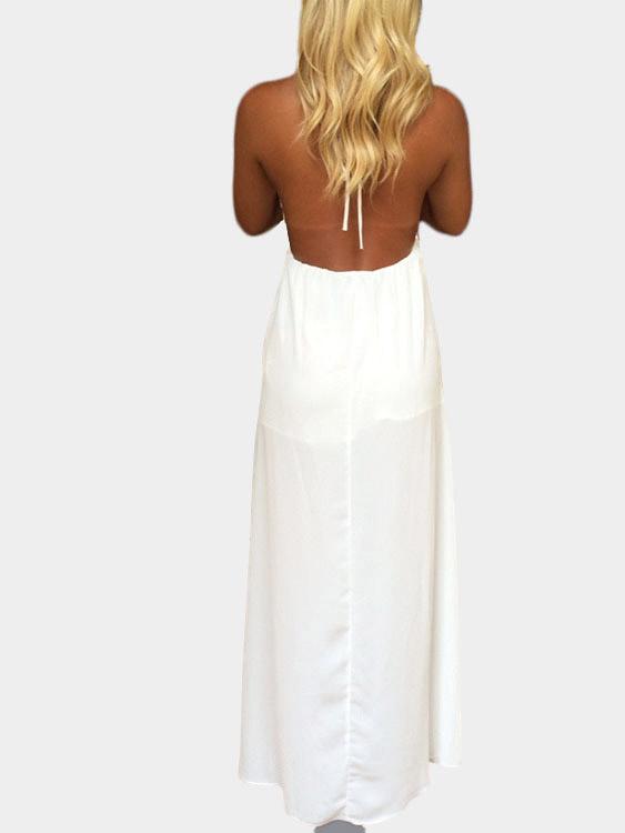 Womens White Maxi Dresses