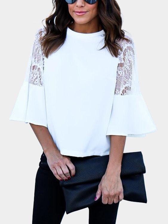 Womens White Blouses