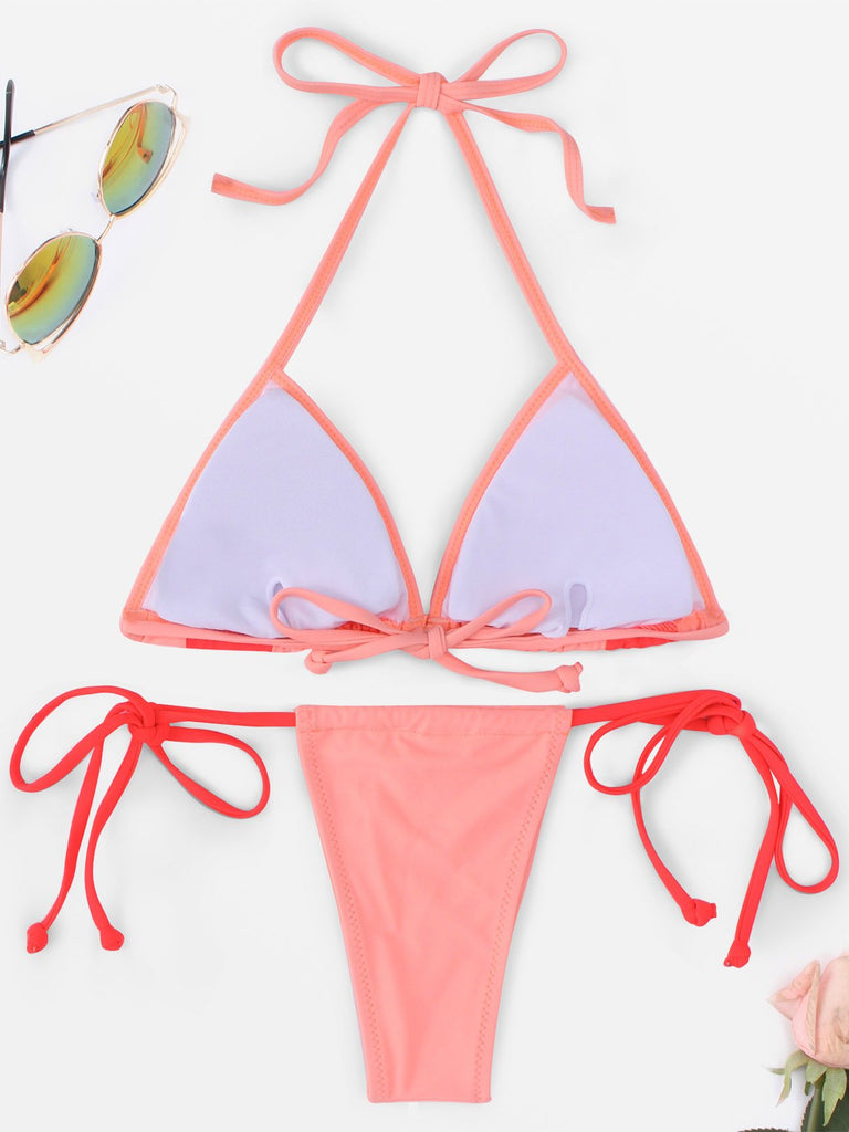 Womens Pink Bikinis