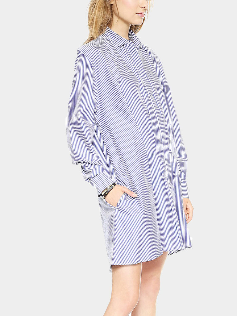 Womens Striped Shirt Dresses