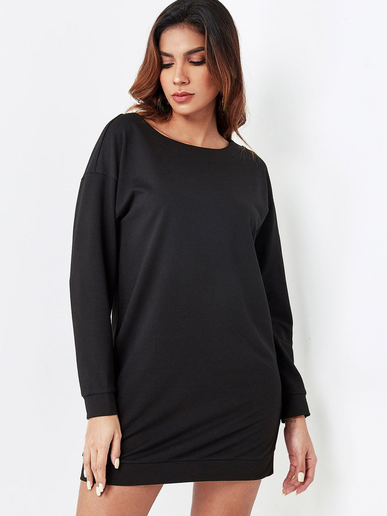 Ladies Long Sleeve Mini Dress