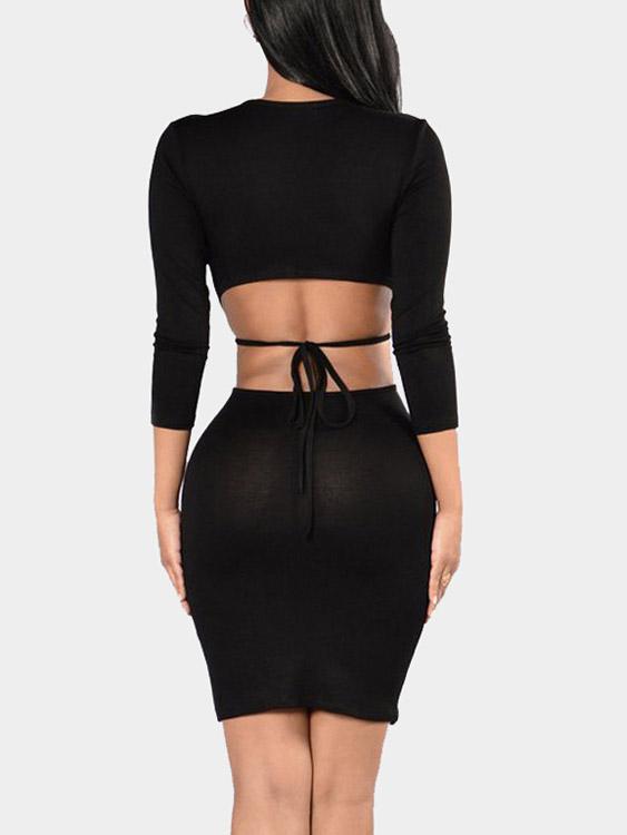 Womens Black Bodycon Dresses