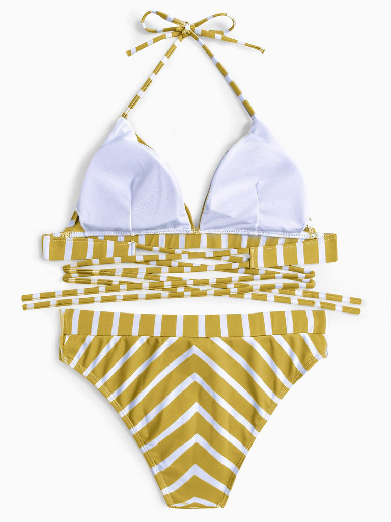 Womens Yellow Bikinis