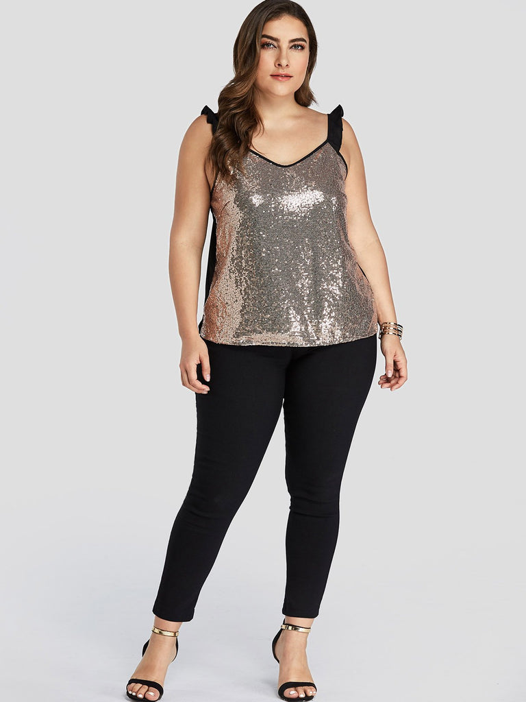 Ladies Plus Size Black Tops