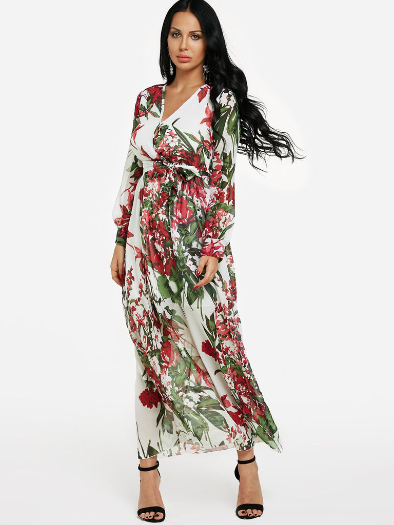 Ladies Long Sleeve Maxi Dress