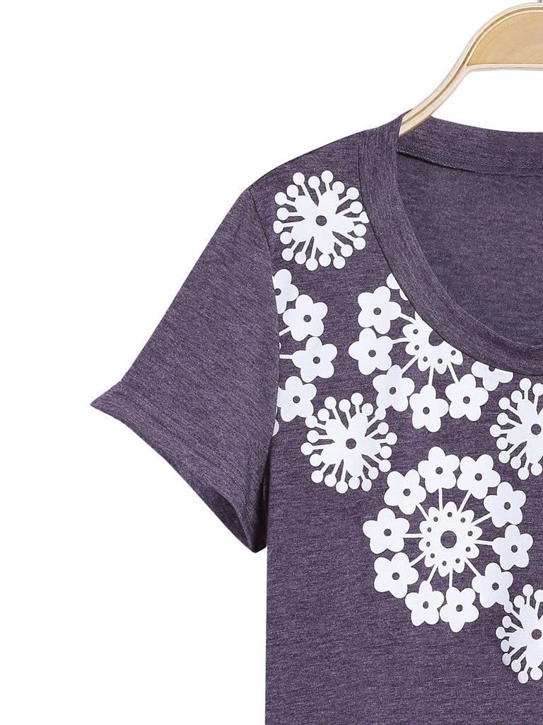 Ladies Purple T-Shirts