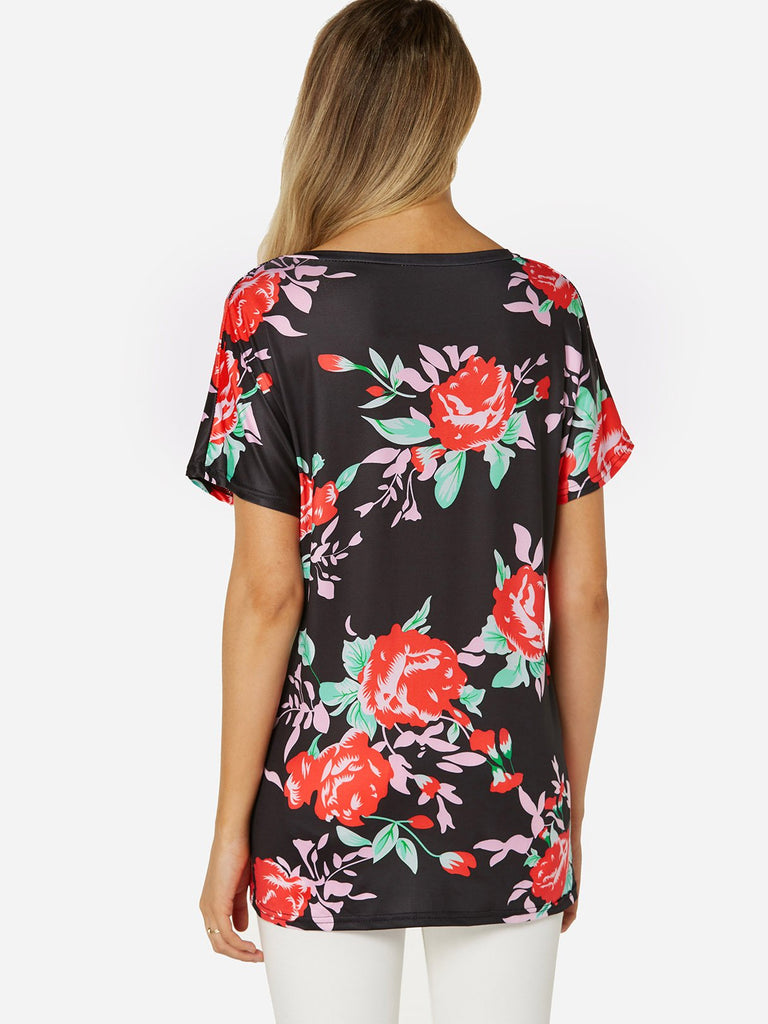 Womens Black T-Shirts