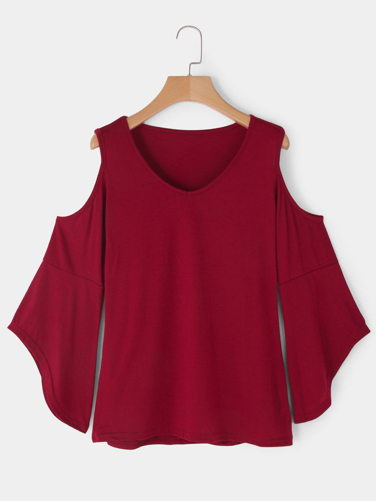 Womens Burgundy T-Shirts
