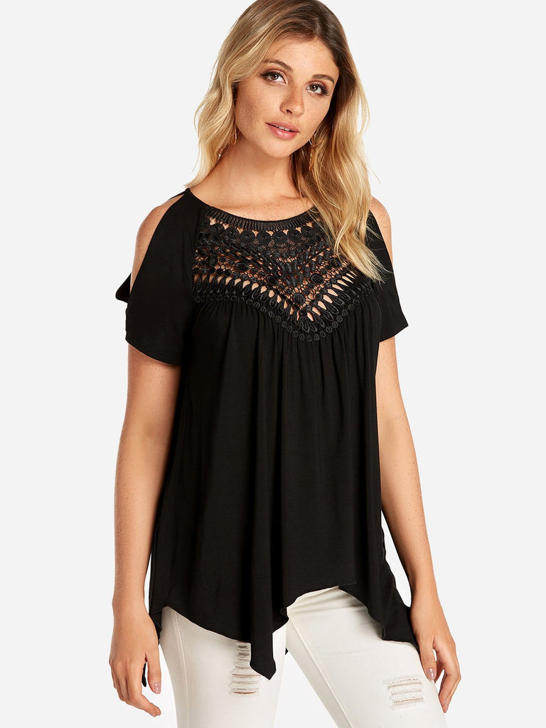 Ladies Black T-Shirts