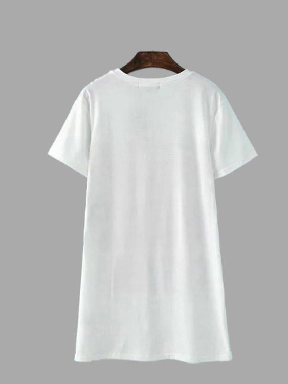 Womens White T-Shirts