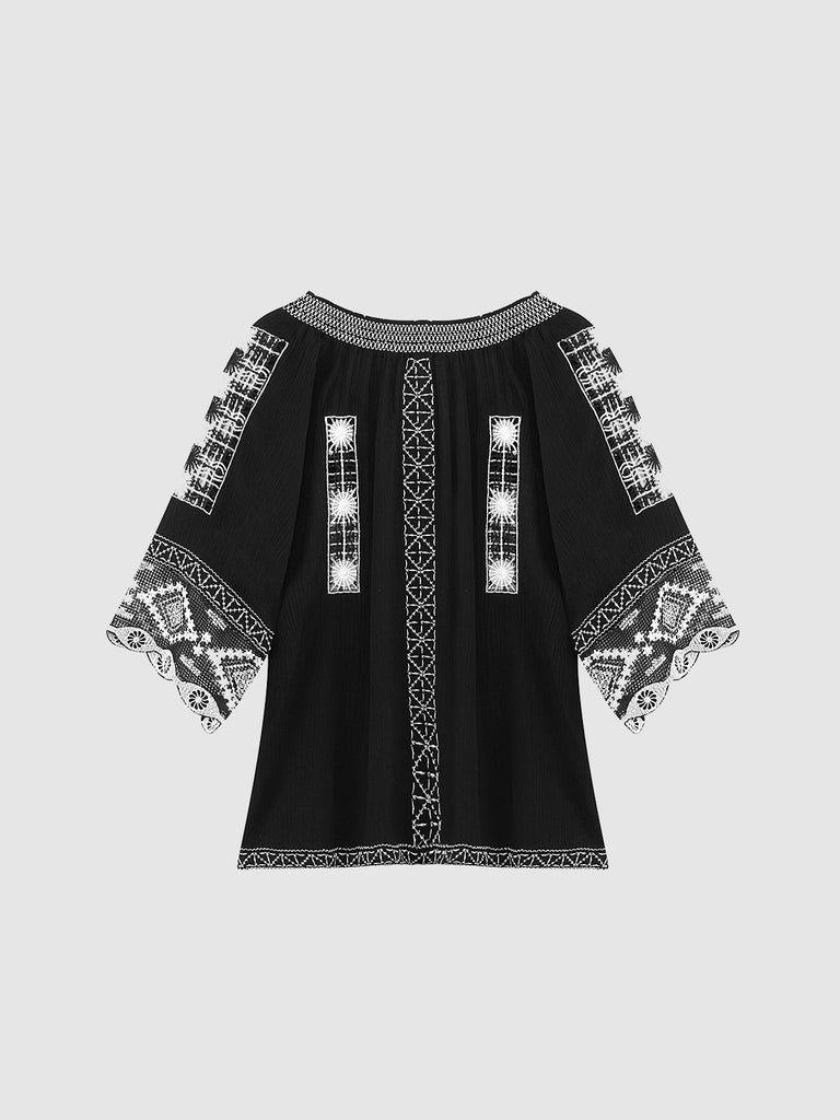 Womens Black Blouses