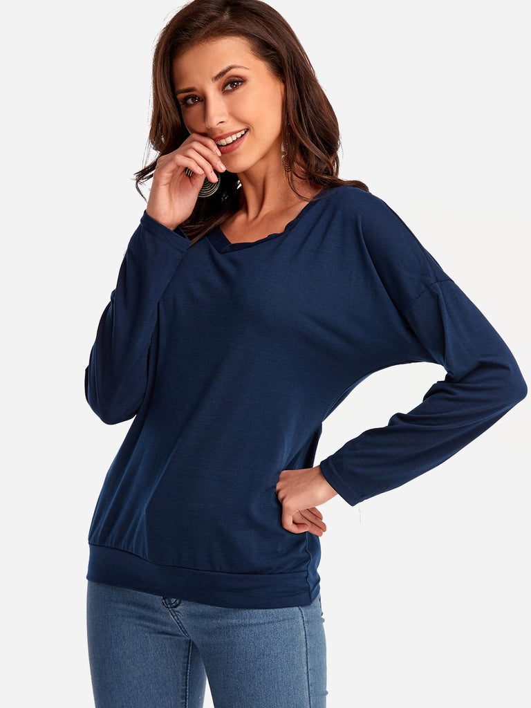 Ladies Navy T-Shirts