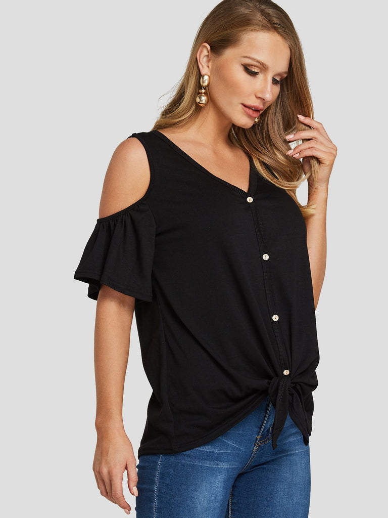 Ladies Black Blouses