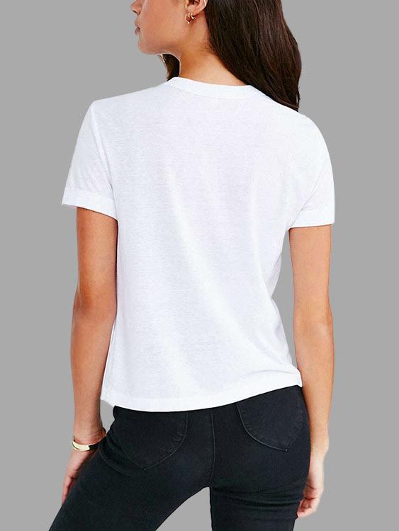 Womens White T-Shirts