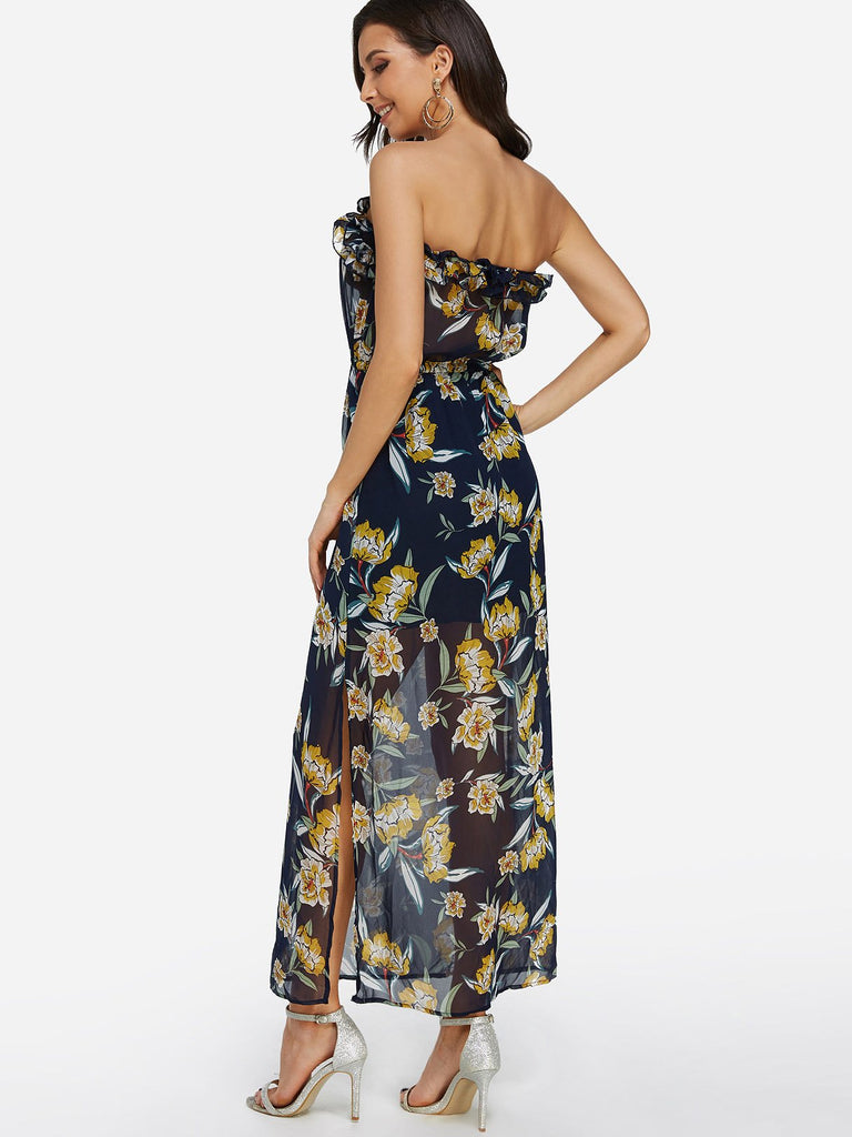 Womens Navy Maxi Dresses