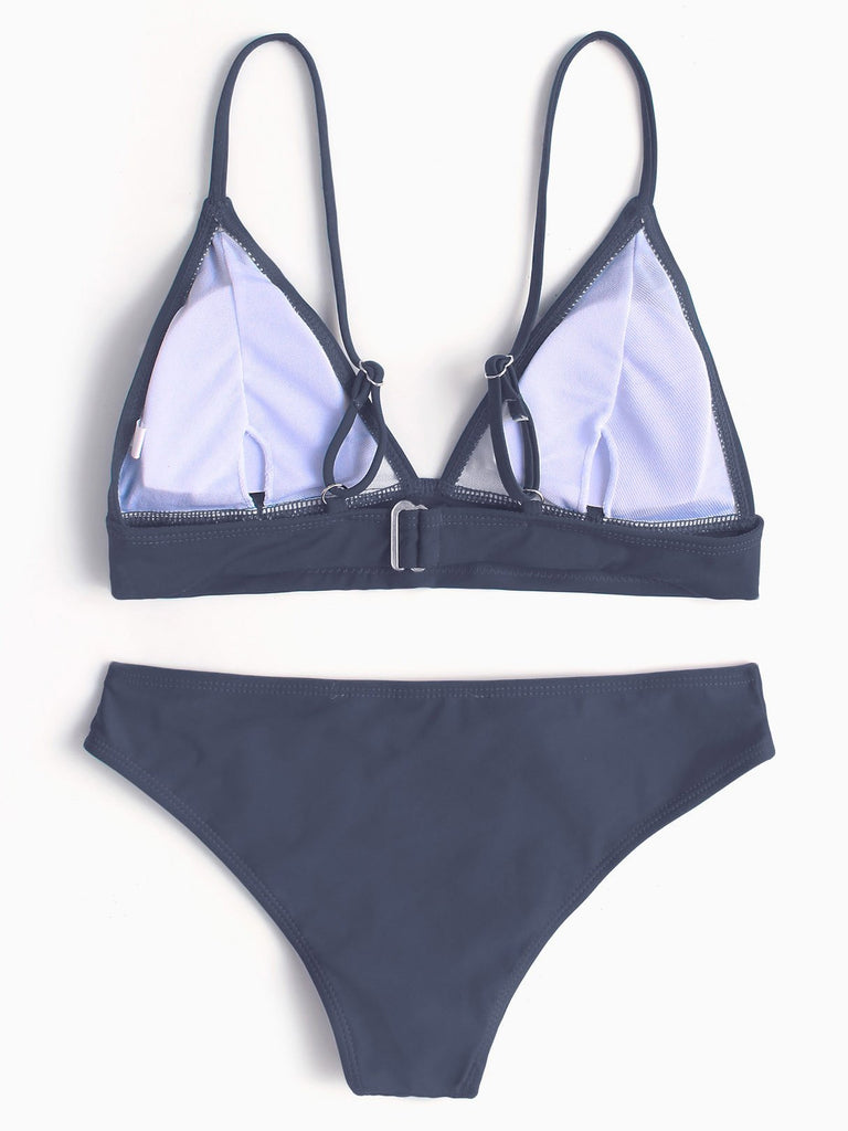 Womens Grey Bikinis