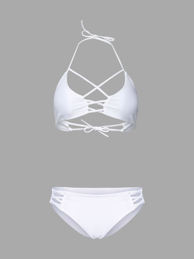 Ladies Burgundy Bikinis