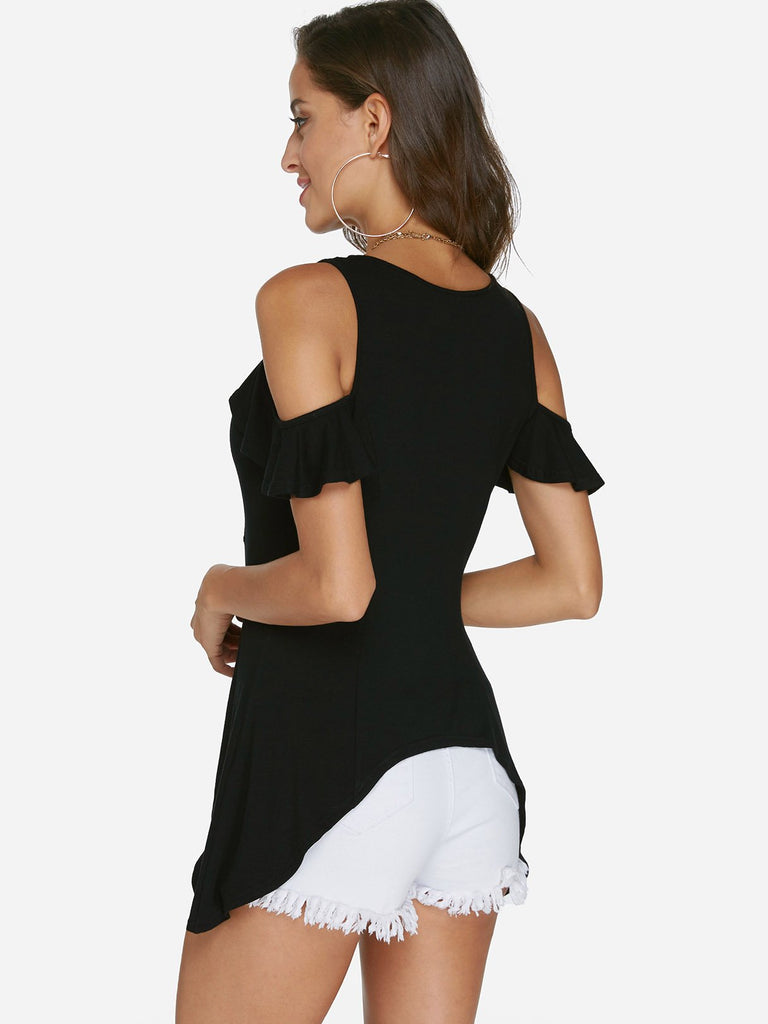 Womens Black T-Shirts