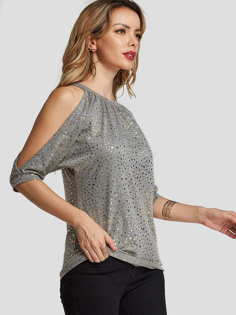 Ladies Gray T-Shirts