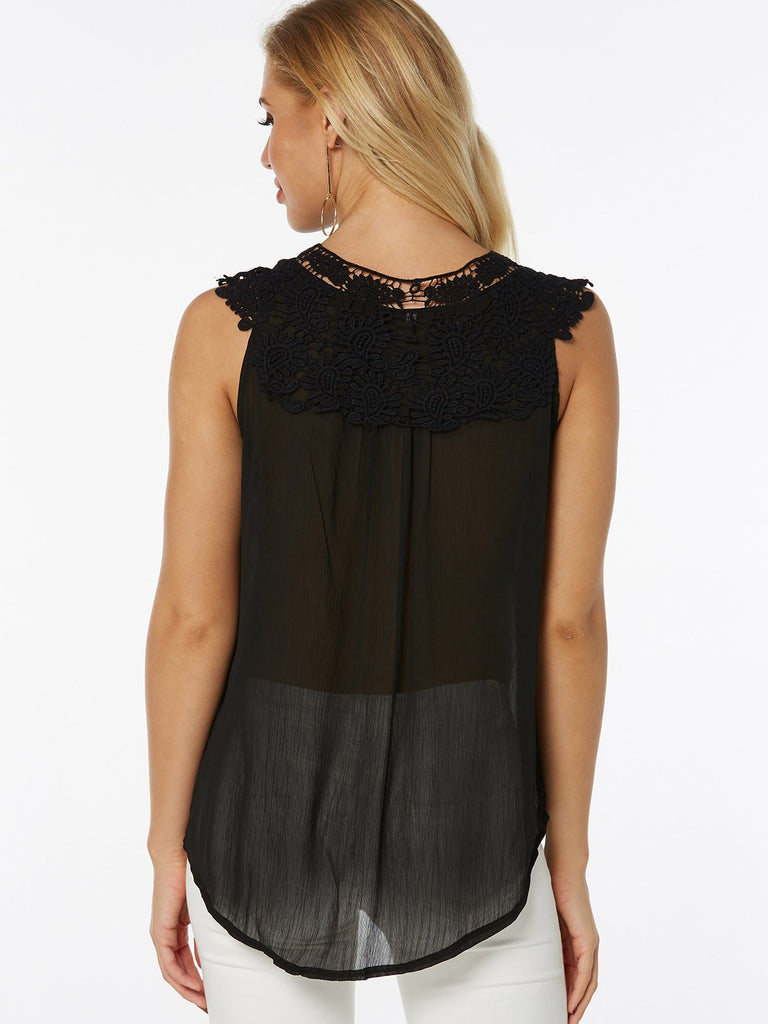 Womens Black Camis
