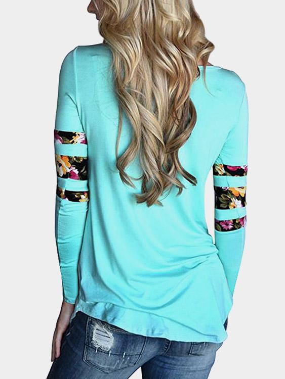 Womens Blue T-Shirts