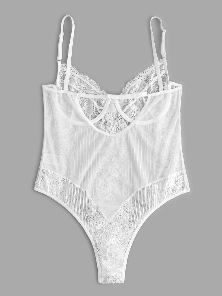 Womens White Plus Size Intimates