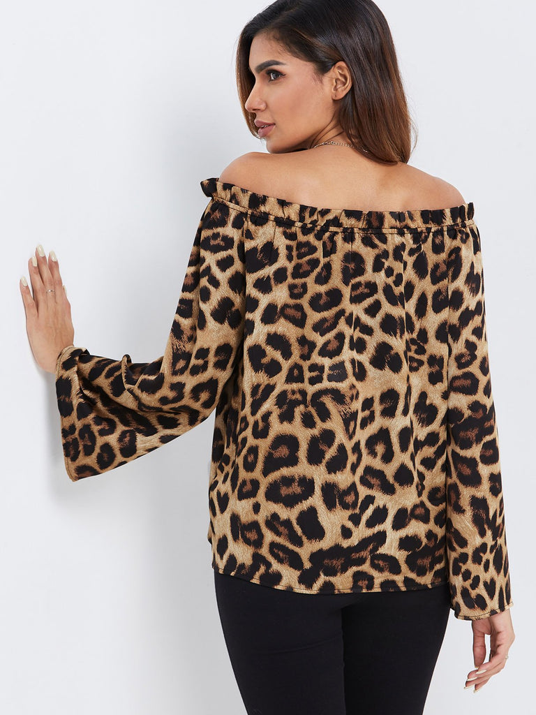 Womens Leopard Blouses