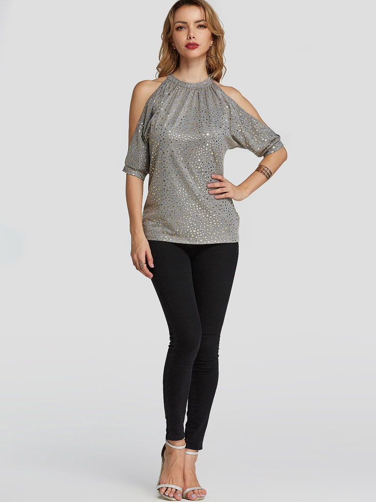 Womens Gray T-Shirts