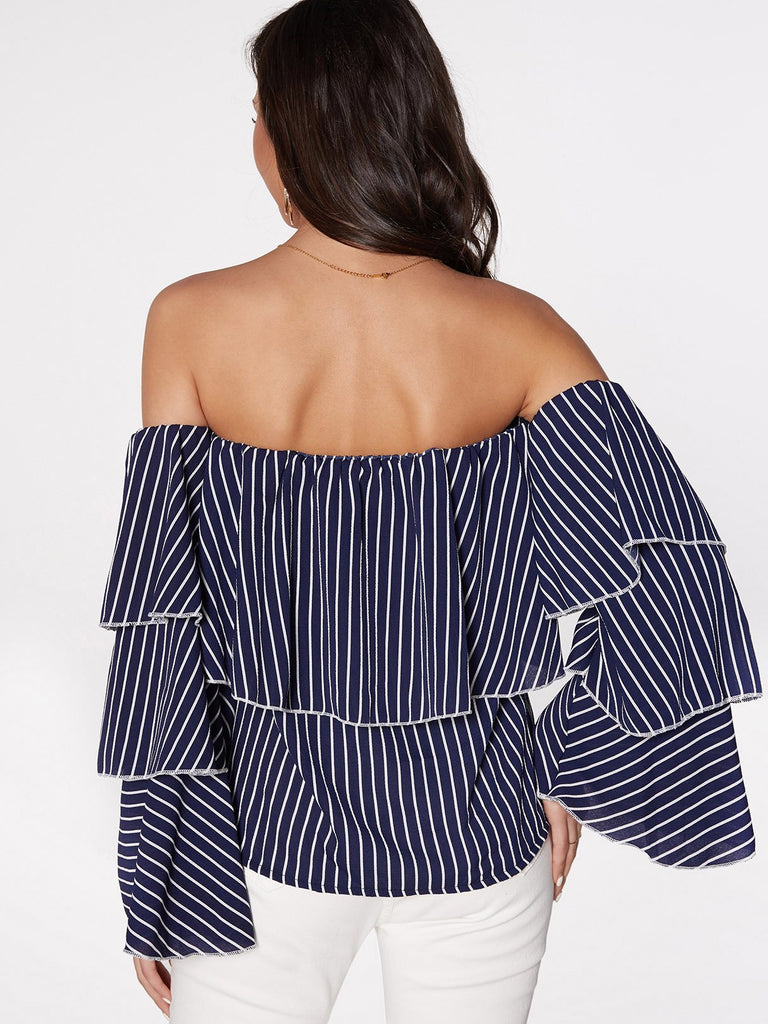 Womens Striped Blouses