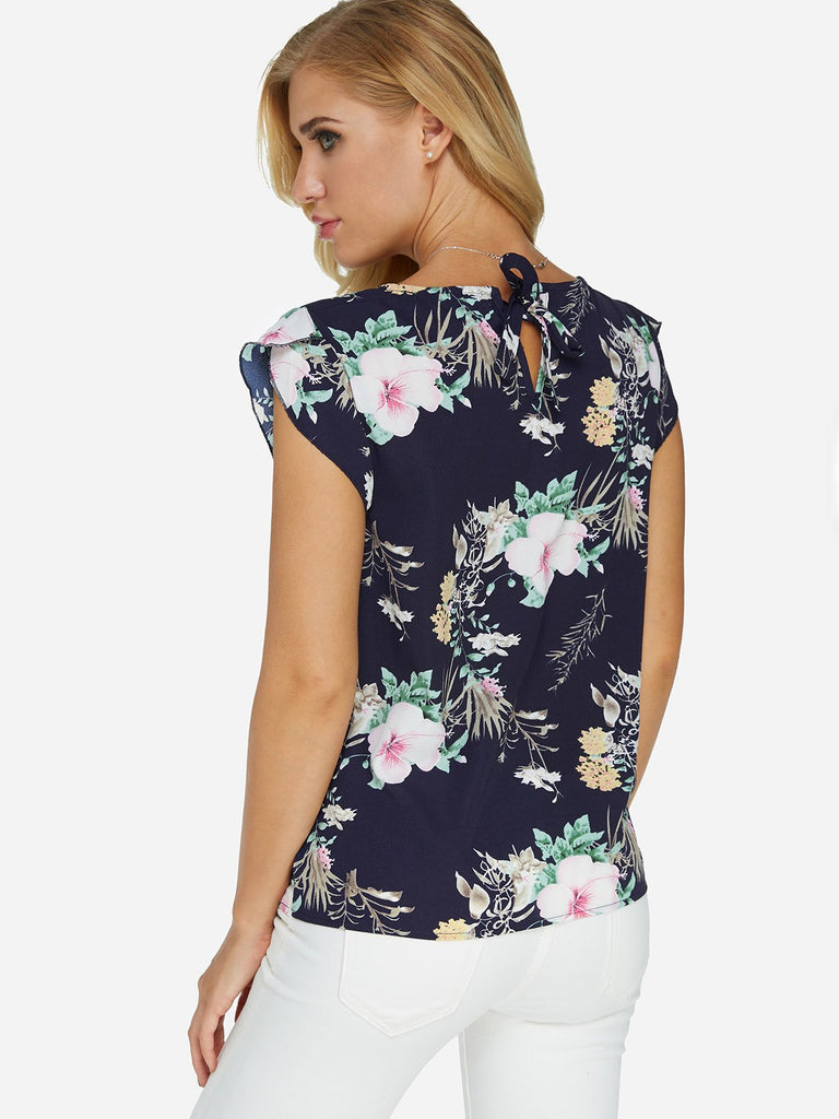 Womens Navy T-Shirts