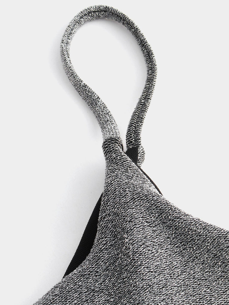 Ladies Silver Bikinis