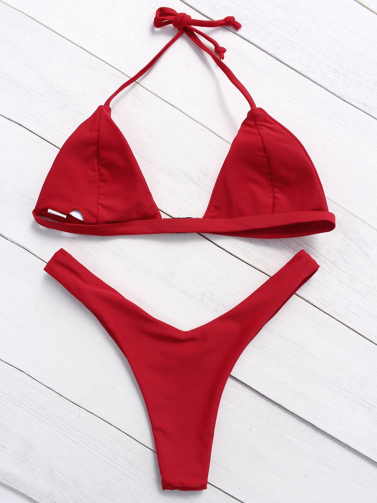 Womens Red Bikinis