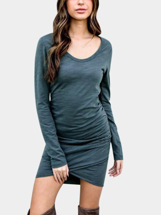 Ladies Green Casual Dresses